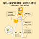 
Hao Yibei (HOY BELL) Children's Chopsticks Training Chopsticks Learning Chopsticks Forks and Spoon Set Children's Tableware 3-piece Set with Storage Box Forks and Spoons Chopsticks with Box-Cute Tiger
