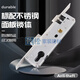 XMSJ old aluminum alloy door lock break bridge aluminum swing door transmission lock break bridge door lock white broken bridge door lock plastic steel lock white matching 9225 lock body /gt55mm x universal type x with key