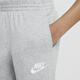 
Nike knitted trousers for children for autumn boys cone knitted cotton sweatpants official NIKE CLUB HM9272 063 color-setting dark gray 120 M