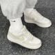 Nike (NIKE) casual shoes women's shoes 2025 summer new sports shoes AF1 Air Force No. 1 low top shoes IB3881-001 IB3881-001 Phantom gray/light military green 38.5