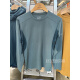 Archaeoptera bird (ARC'TERYX)ARC'TERYX Archaeoptera bird RHO HYBRID Men's inner long-sleeved top spliced ​​wool 6190/6243 Non-return and replacement semi-zipper graphite grey GAP 6190 M