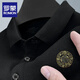 罗蒙（ROMON）翻领短袖男士POLO衫2025夏季新款商务休闲品质短袖T恤 白色EH6187 M (建议体重90-120斤)