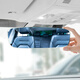 Cuixing Car Innenraum Rückspiegel Anti-Blend-Auto-Modifikation großer Sichtfeld Auxiliärspiegel Weitwinkelauto-Betrachtung Rückspiegel Universal White Spiegel Flachmodell (270 mm lang)