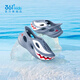 361 zapatos para niños para niños y niñas sandalias de playa zapatos para 2024 zapatos para niños nuevos a medio a grandes gris moderno/361 grados blanco/energía rojo 34