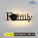 XMSJ Wandlampe Schlafzimmer Nachtlampe moderne einfache nordische kreative Wohnzimmer Hintergrund Wandlampe Korridor Licht Luxus LED Lampe YX1049 Schwarz 38 m+ warmes Licht