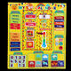 Board de cognition météorologique pour enfants mon petit calendrier peint magnétique magnétique d'apprentissage papier peint de semaine de semaine
