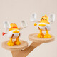 Shantoulin Village Children's Winding Clockwork Duck Yellow Chicken Yellow Duck Duck Cartoon Toys 1-2 bébé 3 bébé Early Education Boy and Girl Two Tenits