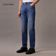 Calvin KleinJeans25春夏新款男士休闲通勤ck微弹合体楔形锥形牛仔裤4RAB701 UL7-牛仔浅蓝 33