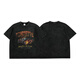 Nyckjk National Trend Retro Imprimé Old à manches courtes Shirt Small Coldolline x6630 X6630 M