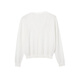 Maimeng [Off-off-shelf] MM Maimeng Shopping Mall same summer light cardigan with white wool sweater 5E523S831 White L