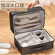 Yunran Travel Schuhe Aufbewahrungstaschen für Business Trip tragbare Schuhe Taschen für Schuhabdeckungen Aufbewahrungsbox staubdes Koffer Schuhe Aufbewahrungsartifakt Obsidian Schwarz großes neues Oxford -Stoffmaterial