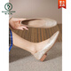 
Woodpecker sheepskin super soft size 33-43 Chinese style new Chinese style soft sole low heel single shoes flat sole comfortable women's shoes square toe grandma shoes golden 5 cm 6169 33