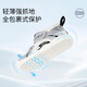 Dr. Jiang's summer boy's breathable step front shoes, baby toddler comfortable cartoon children's shoes, children's sandals, rice/silver, 21 feet length about 12.3-12.9