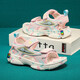 Children's Sandals Men's and Women's Summer Breathable Beach Fashion Casual Shoes for Middle and Large Boys Pink 188 32