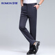 Romon Comfortable Slightly Elastic Casual Pants Men's Professional Business Workwear Pants Formal Ice Silk Straight Anti-Wrinkle Suit Pants