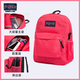 JANSPORT【新品】旗舰桃红男女大学生书包休闲通勤电脑 桃红/桃粉--电脑隔层+水壶侧袋