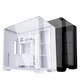 LIANLI Bauhaus O11 Vision Compact Sea View Room Chassis Panorama Säulenloser MATX-Gaming-Desktop-Computer Desktop-Hauptgehäuse Dreiseitiges Glas 360 Wasserkühlung Bauhaus Black Chassis + Lianli Intelligent Display 8.8 Chassis Sekundärbildschirm O11 Vision kompakt