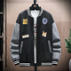Chang Luzhu Chunqiu Veste pour hommes Trendy Korean Style Baseball Veste de baseball décontracté Studeage adolescent pour hommes 702 blanc [Spring and Automne Style] L Recommandé 90 Jin [Jin est égal à 0,5 kg]