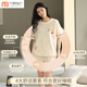Pajamas Modalfu pour les femmes en été de couleur unie en été Coton Coton Fin Glanches courtes 2025 NOUVEAUX Vêtements de maison portable sucré et extérieur 6891 9848 M [75-90jin [Jin est égal à 0,5 kg] usure]