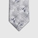 Jinlilai men's German imported fabric light gray pattern flower banquet casual versatile tie men 18 light gray