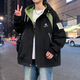 Chang Luzhu printemps et veste d'automne pour adolescents hommes coréens coréens masculins masculins et étudiant pour les Evergrande printemps et automne 683 Café blanc [style] 3xl recommandé [155-168jin [Jin est égal à 0,5 kg]]]