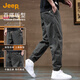 吉普（JEEP）2025春夏新款休闲裤男士潮流高端束脚工装裤百搭高级感男士裤子男