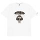 AAPE Trendy Brand Ape Pure Cotton New Affe Kopf Sommer vielseitig lose kurzärmelige Tarn-Cartoon-Buchstaben gedrucktes T-Shirt 723# White L.