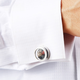 Nosskiss Natural Agate Men's Shirt bout de poignard
