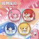 
Spot direct delivery of peripheral lonely rock and spring message series barji badges, 4 models are needed (excellent value D679-D682 58mm (silver onion fine glitter film national valley bottom