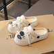 Chaussures de trous à semelles pour enfants Xianxiu, Sangle de dessins animés antidérapants Tendance 6013-3 METTER