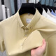
Classic Car (LAOYECHE) Pure Cotton Short Sleeve Shirt Professional 2025 Summer Casual Solid Color Shirt Men's Business Formal Half Sleeve Top AN15260 Gray 2XL
