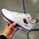 Nike Herren Herbst Neue Sneaker Jordan bleiben loyal 3 Luftpolsterpolsterung Praktische Basketballschuhe Freizeitschuhe FB1396-160/Weiß Red 42