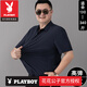 
Playboy (PLAYBOY) Large Size Shirt Men's Weight Plus 200-300Jin [Jin Equal to 0.5 kg] Thin High-Stretch Loose Short-Sleeve Striped Ice Silk Shirt Brand Black Striped (9209) Regular L 175 (120-140Jin [Jin Equal to 0.5 kg])