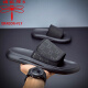 Dragonfly brand slippers men's summer 2025 new fashionable and versatile soft-soled beach shoes for men wearing waterproof and odor-proof flip-flops on the outside, black 6189 40