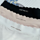 UHFR 3895 Traaceless Mid-T-Waist Boxer Unterwäsche für Frauen mit drei Punkten in der eng anliegenden Sommer-Basis Anti-Exposation-Sicherheitshose Schwarzes One Size 100-130jin [Jin entspricht 0,5 kg]