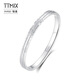 TTMIXpt950 pure platinum bracelet for women, platinum semi-solid royal concubine bracelet, new bracelet, round bracelet, weight 9.8-10.0g, inner diameter 52mm, width 4