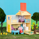 80 % neues Piggy Peppa Pig Spielhaus Spielzeugset Piggy House Cartoon Peripherie Geburtstagsgeschenke für Kinder Jungen und Mädchen Geschenke