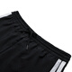 阿迪达斯 （adidas）短裤男 25夏季运动裤快干篮球训练舒适透气休闲裤冰丝裤五分裤男 黑色/速干/经典三条纹 L 180