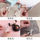 Zhang Xiaoquan Tijeras Plegables Mini portátil de Acero Inoxidable portátil pequeño Recortador de Viaje Pelo de Nariz Pesca Tijeras pequeñas Tijeras de Viaje Plegables Hechas a Mano Oro Rosa