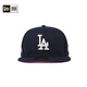 New Era MLB Baseball Cap 2025 Frühlings- und Sommer-neue Sakura-Serie Männer und Frauen Paare flache Essenz vollständig bedeckte Hard-Top-Hut 14538365-Naked Blue Los Angeles Dodgers 718 56 cm