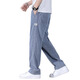 Woodpecker Jeans Herren 2025 Sommer loser heterosexueller Herrenhosen Männer täglich einfache und vielseitige Weitbeinhose 1048 Blau 2xl empfohlen 150-165jin [Jin ist 0,5 kg]