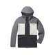 Columbia 25 Frühlings- und Sommer-Neue Columbia Herren winddichte wasserdichte Kapuze-Einschichtjacke XE4839 XE4839011 Black Grey S