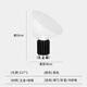 
Pupan bedside lamp decorative light luxury desk lamp Nordic modern simple glass designer living room bedroom high-end model room lamp M1048 smoke gray style button switch