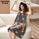 cancymar奢侈 品日本女睡裙夏棉吊带性感2025新宽松透气大码睡衣家居服 TM12122 M