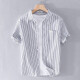 Camiseta de manga corta de manga corta de manga de mangas de hombres Romon Romon ROMON ROMON