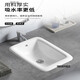 Ruikaiwei above counter basin semi-embedded washbasin oval counter basin square basin wash basin under the counter basin basin 031 delivery drainer. installation glue