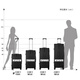 Fandia suitcase men's 28-inch universal wheel trolley case women's large-capacity suitcase password box leather suitcase black
