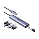 Green Network (UGREEN) usb splitter USB3.0 diversifier hub dock high-speed 4-port HUB dock with power supply port 1 meter USB 4-port 3.0 hub 15922