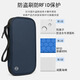 Quan Biyan Passport Storage Bag Large Capacity Anti-theft Brushing Passport Holder Overseas Documents Ticket Card Bag Multi-Function Passport Bag Passport Storage Bag [Elegant Black-Free Halter Rope] Multi-compartment丨Thickened Fabric丨Anti-theft Brushing Anti-Degaussing