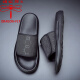 Dragonfly brand slippers men's summer 2025 new fashionable and versatile soft-soled beach shoes for men wearing waterproof and odor-proof flip-flops on the outside, black 6189 40